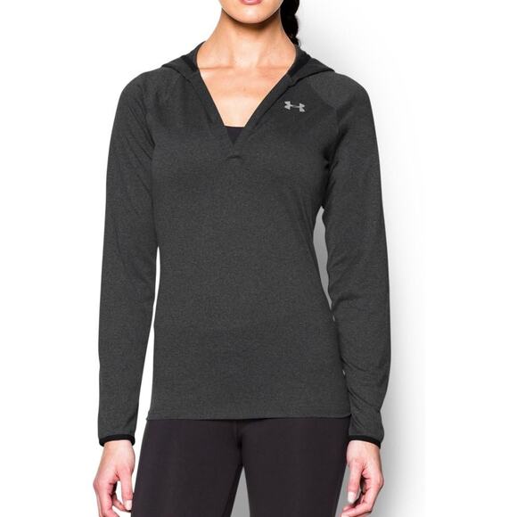 NWT Under Armour Women's Tech Long Sleeve Hooded Henley X-SMALL - Picture 2 of 3